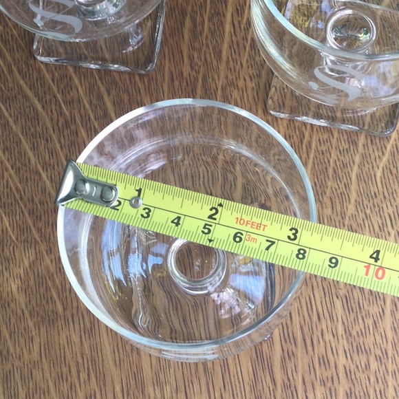🌿Set of 3 Vintage Monogramed “S” Glasses🌿 - Picture 6 of 8